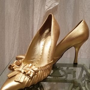 BCBG Girls Gold Pumps